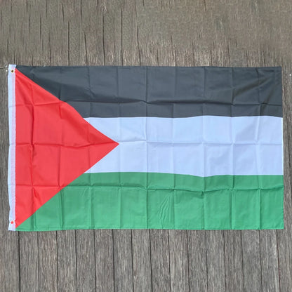 Large Palestine Flag Polyester 150 x 90cm Gaza