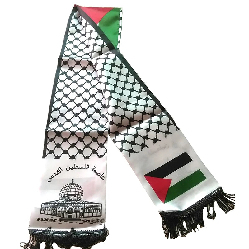 Palestine Flag Scarf Palace Pattern